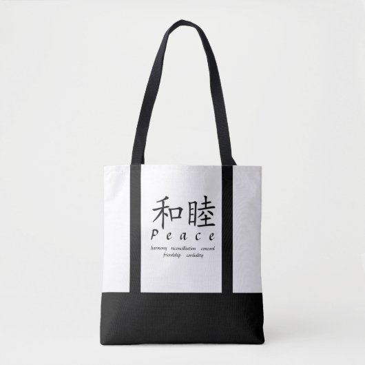 Vredestas Tote Bag (Voorkant)