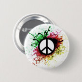 vredesteken 1 ronde button 5,7 cm (Voorkant /achterkant)