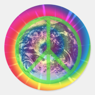 Vredesteken, Aarde en de kleurstof Sticker