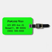 Vredesteken Alien Bagagelabel (Voorkant horizontaal)