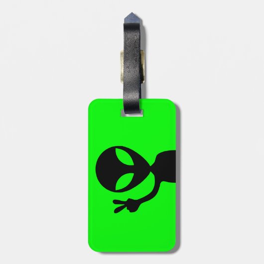 Vredesteken Alien Bagagelabel (Achterkant verticaal)