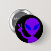 Vredesteken Alien Ronde Button 5,7 Cm (Voorkant /achterkant)