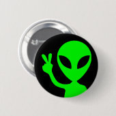 Vredesteken Alien Ronde Button 5,7 Cm (Voorkant /achterkant)