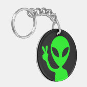 Vredesteken Alien Sleutelhanger (Voorkant Links)