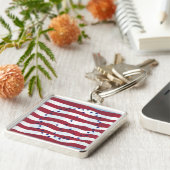 Vredesteken Amerikaanse vlag Sleutelhangers (Zijkant)