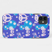 vredesteken blauw Case-Mate iPhone case (Achterkant (horizontaal))