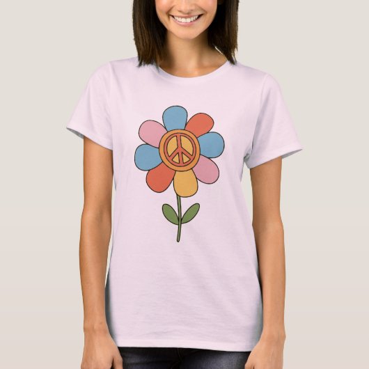 Vredesteken Bloem T-shirt (Voorkant)