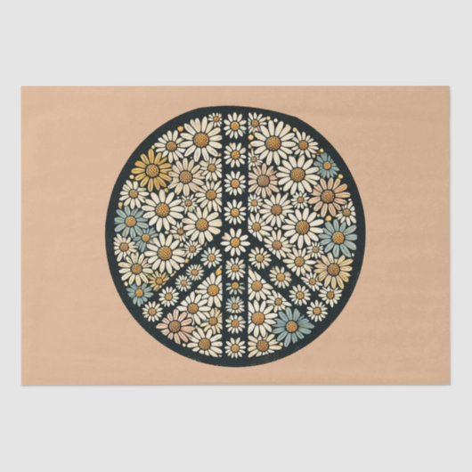 Vredesteken Daisies Tissuepapier (Voorkant)