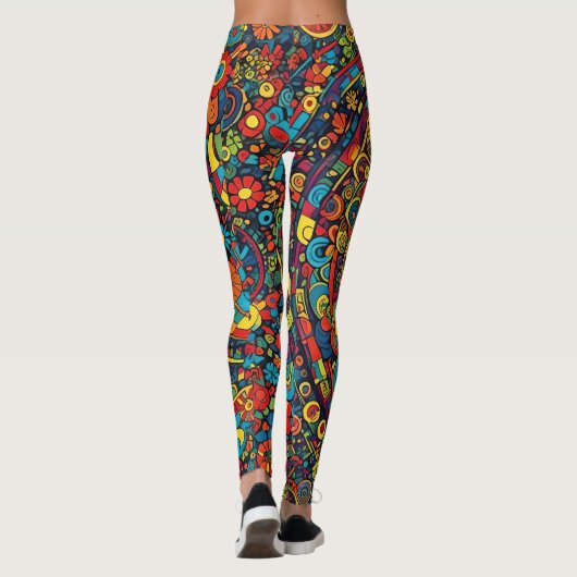 Vredesteken, Doodles Leggings (Achterkant)