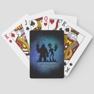 Vredesteken Galactisch Persoonlijke Sasquatch & Al Pokerkaarten