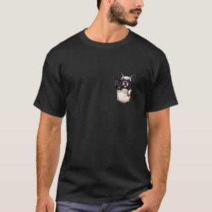 Vredesteken Hand Hond In Pocket Mannen Vrouwen Fra T-shirt