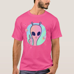 Vredesteken Hand Planet Stars UFO Cool Trippy Gift T-shirt