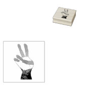 Vredesteken Hand Rubber Stempels (Gestempeld)