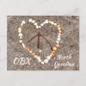 Vredesteken Hart van Schelpen OBX NC Briefkaart (Voorkant)