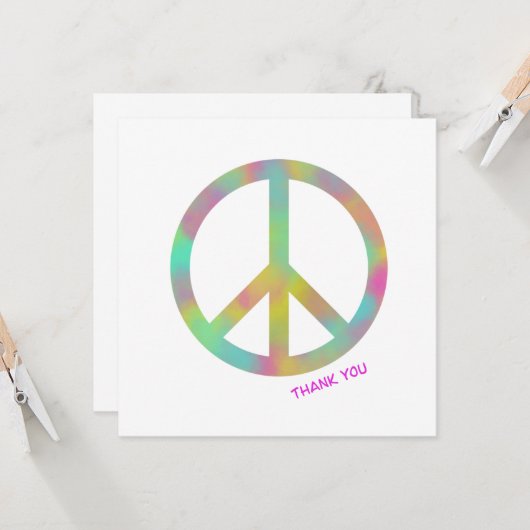 Vredesteken Hartelijk dank Kaart (Voorkant / Achterkant in situ)