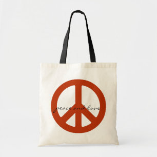 vredesteken , hippies retro tote bag