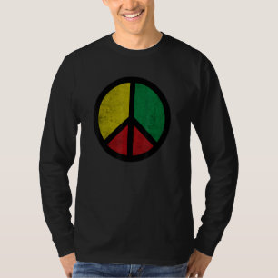 Vredesteken in Afrikaans driekleurige outfit voor T-shirt