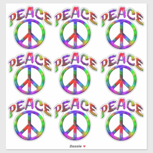  Vredesteken Kleurrijke Contour Stickers (Vel)