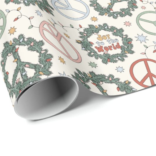 Vredesteken krans inpakpapier (Rol Hoek)