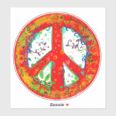 Vredesteken Leuk Bloemenrood Inspirivity Sticker (Vel)