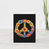 VREDESTEKEN LIEFDE 60s 70s Groovy Hippie Kostuumza Kaart (Voorkant)