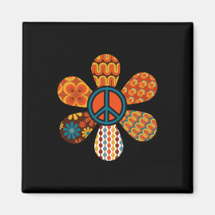 VREDESTEKEN LIEFDE 60s 70s Groovy Hippie Kostuumza Magneet