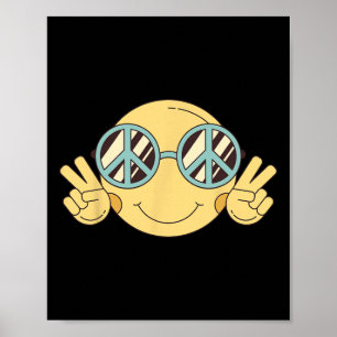 VREDESTEKEN LIEFDE 60s 70s Groovy Hippie Kostuumza Poster