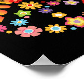 VREDESTEKEN LIEFDE 60s 70s Groovy Hippie Kostuumza Poster (Hoek)