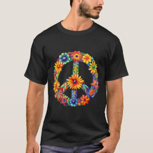 VREDESTEKEN LIEFDE 60s 70s Groovy Hippie Kostuumza T-shirt