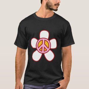 Vredesteken Liefde jaren 60 jaren 70 Groovy Hippie T-shirt