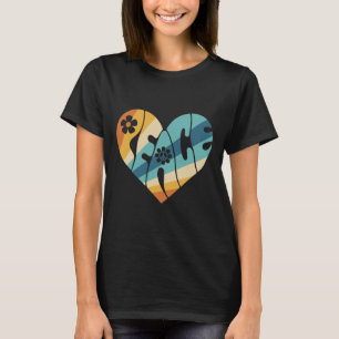Vredesteken Liefde jaren 60 jaren 70 Groovy Hippie T-shirt