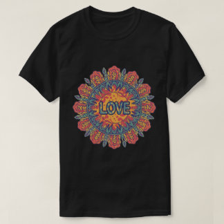 Vredesteken Liefde T Shirt | 70s Hippiekostuum