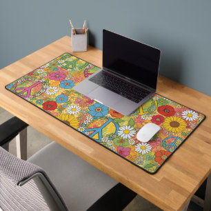 Vredesteken Madeliefjesketting - 70er Hippie Bloem Bureaumat