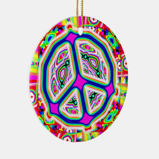 Vredesteken Mandala Keramisch Ornament (Rechts)