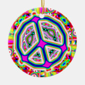 Vredesteken Mandala Keramisch Ornament (Voorkant)