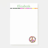 Vredesteken op maat van naam post-it® notes (Voorkant)