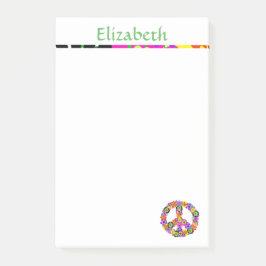 Vredesteken op maat van naam post-it® notes