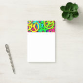Vredesteken patroon Groovy Sixties Vibe Post-it® Notes (Kantoor)