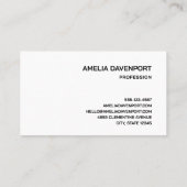 Vredesteken patroon Groovy Sixties Vibe Visitekaartje (Achterkant)