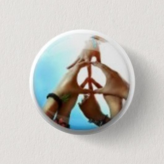 vredesteken ronde button 3,2 cm (Voorkant)