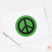 Vredesteken Ronde Sticker (Envelop)