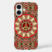 Vredesteken Roze Zon iPhone 4 Case (Achterkant)