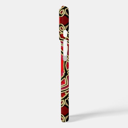 Vredesteken Roze Zon iPhone 4 Case (Achterkant / Links)