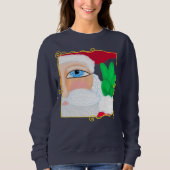 Vredesteken Santa Abstracte Kunst om te Draag Trui (Voorkant)