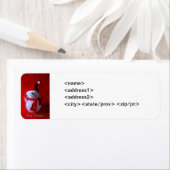Vredesteken Snowman Avery Label (Insitu)