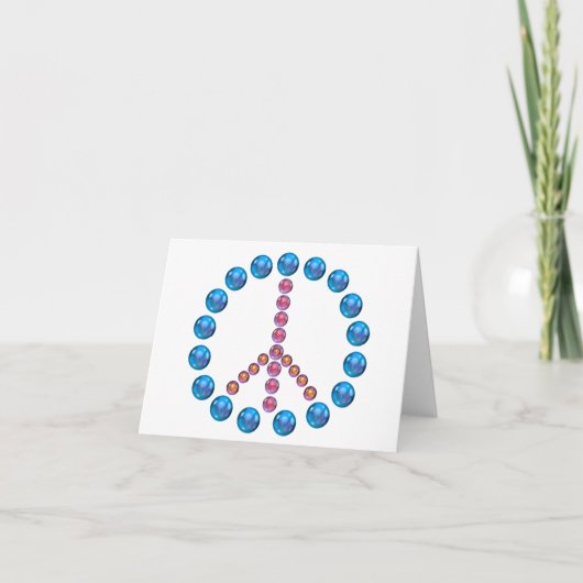 Vredesteken Symbool Kunstwerk Nota Kaarten. Kaart (Voorkant)