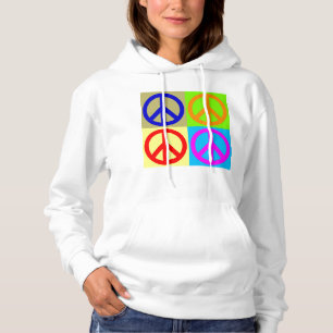 Vredesteken Symbool Pop Kunst Hoodie