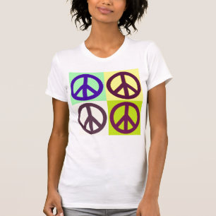 Vredesteken Symbool Pop Kunst T-shirt
