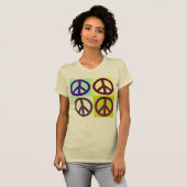 Vredesteken Symbool Pop Kunst T-shirt (Voorkant volledig)