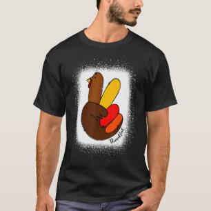 Vredesteken Turkije Dankbaar Turkije Handteken Bed T-shirt